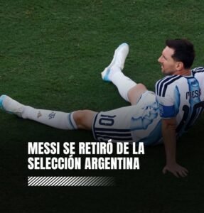 MESSI SE RETIRO DE LA SELECCION ARGENTINA