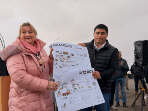 Jaramillo y Fitz Roy celebraron 115 años con entrega de terrenos, nuevas obras y anuncios